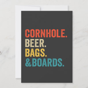 Cornhole Biertassen & Boards Grappig  cadeau Kaart