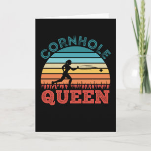 Cornhole Cadeau voor Vrouwen - Cornhole Koningin Kaart