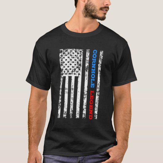 Cornhole Champion Bean Bag Corn Hole Toss T-shirt (Voorkant)