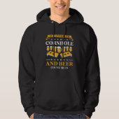 Cornhole Champion Beer Drinker Bean Bag Toss Beer Hoodie (Voorkant)