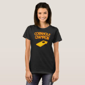 Cornhole Champion Cornhole Team Bean Bag Cornhol T-shirt (Voorkant volledig)