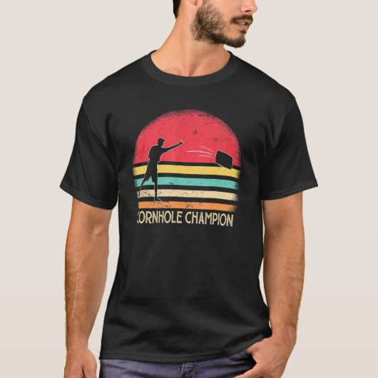 Cornhole Champion Cornhole Team Bean Bag Cornhol T-shirt (Voorkant)