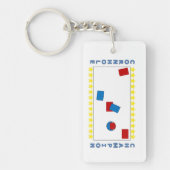 Cornhole Champion Sleutelhanger (Voorkant)