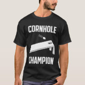 Cornhole Champion Tailgate Party Summer Barbecue B T-shirt (Voorkant)