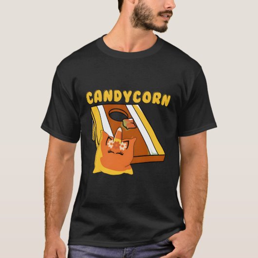 Cornhole Corn Hole Candycorn T-shirt (Voorkant)