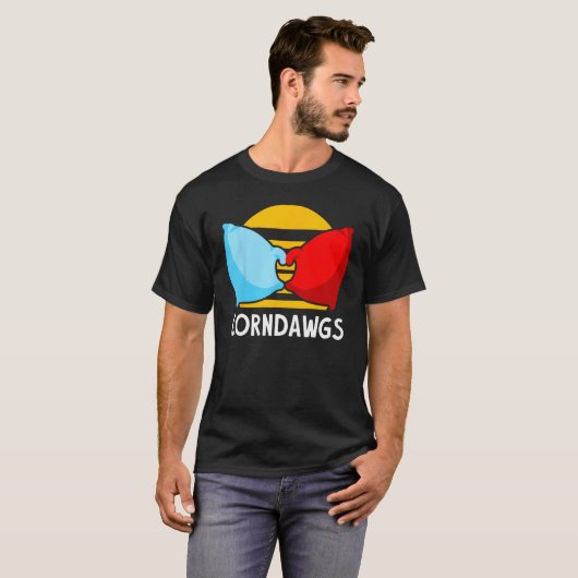 Cornhole Corn Hole Corndawgs T-shirt (Voorkant volledig)