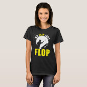 Cornhole Corn Hole Geen Flip Gewoon Flop T-shirt (Voorkant volledig)