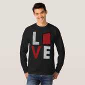Cornhole Corn Hole LIEFDE 1 T-shirt (Voorkant volledig)