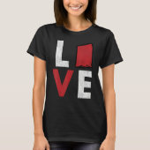 Cornhole Corn Hole LOVE 1 T-shirt (Voorkant)