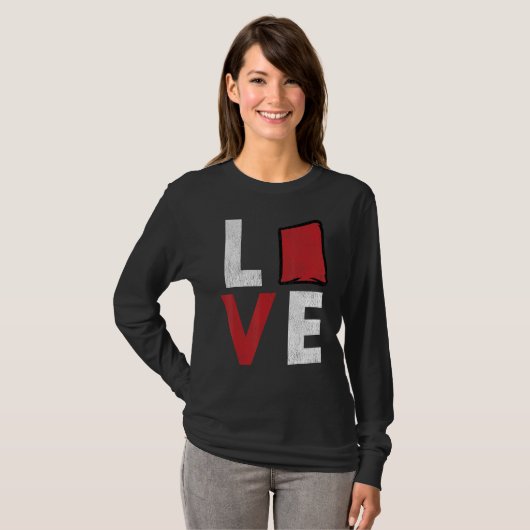Cornhole Corn Hole LOVE 1 T-shirt (Voorkant volledig)