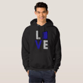Cornhole Corn Hole LOVE Hoodie (Voorkant volledig)