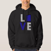 Cornhole Corn Hole LOVE Hoodie (Voorkant)