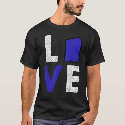 Cornhole Corn Hole LOVE T-shirt (Voorkant)