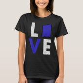 Cornhole Corn Hole LOVE T-shirt (Voorkant)