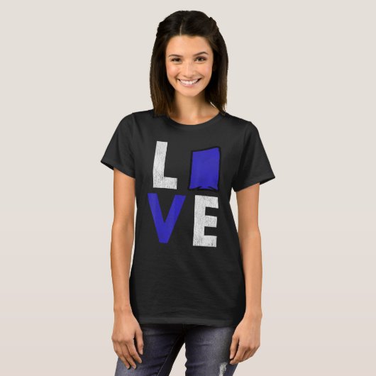 Cornhole Corn Hole LOVE T-shirt (Voorkant volledig)