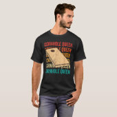 Cornhole Corn Hole Retro Cornhole Queen T-shirt (Voorkant volledig)
