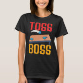Cornhole Corn Hole Toss Boss T-shirt (Voorkant)