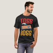 Cornhole Corn Hole Toss Boss T-shirt (Voorkant volledig)