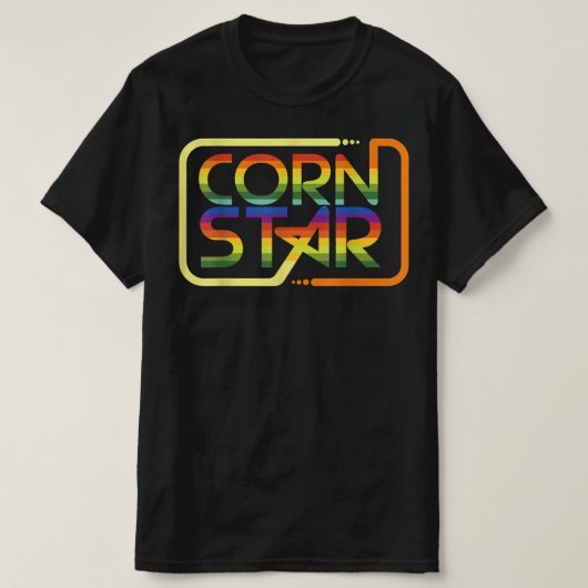 Cornhole Corn Star T-shirt Cornhole T-shirt (Design voorkant)