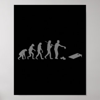 Cornhole Design For Men Women Kids Corn Hole Playe Poster