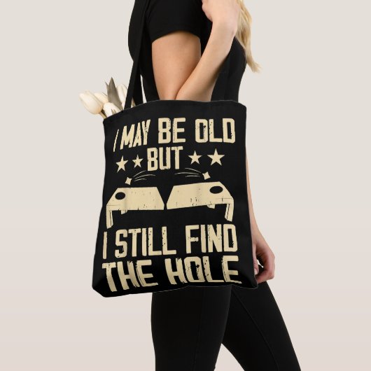 Cornhole Dummy Boards Gazonspelers Tote Bag (Dichtbij)