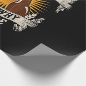 Cornhole en bier, daarom ben ik hier Cornhole Cadeaupapier (Hoek)