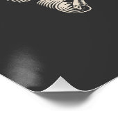 Cornhole en bier, daarom ben ik hier Cornhole Perfect Poster (Hoek)