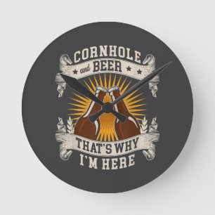Cornhole en bier, daarom ben ik hier Cornhole Ronde Klok