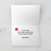 Cornhole Game Verjaardag Doel Toss Score Kaart (Binnen)