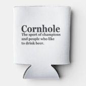 Cornhole Grappige definitie Cornhole Game Sport Gi Blikjeskoeler (Voorkant)