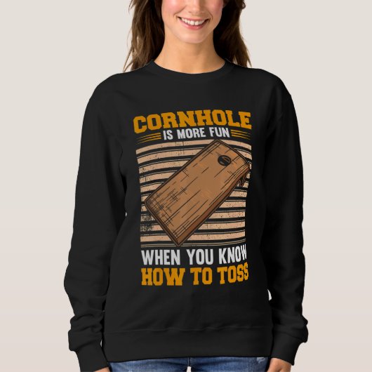 Cornhole is leuk als je weet hoe je bonenzak moet trui (Voorkant)