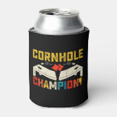 Cornhole Kampioen Amerika USA 4 juli Blikjeskoeler (Blikje Voorkant)