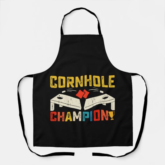 Cornhole Kampioen Amerika USA 4 juli  Schort (Voorkant)