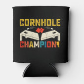 Cornhole Kampioen Amerikaanse USA 4th van juli Blikjeskoeler (Voorkant)