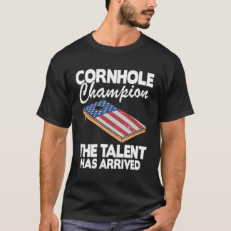 Cornhole Kampioen Amerikaanse Vlag Board Cornhole T-shirt