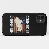 Cornhole Kampioen Amerikaanse Vlag USA 4 juli Case-Mate iPhone Case (Achterkant (horizontaal))