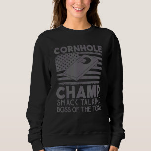 Cornhole Kampioen Smack Sprekende Baas Van De Worp Trui