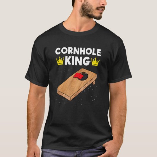 Cornhole KIng Cornhole Team Bean Bag Cornhole T-shirt (Voorkant)
