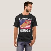 Cornhole KIng Cornhole Team Bean Bag Cornhole T-shirt (Voorkant volledig)