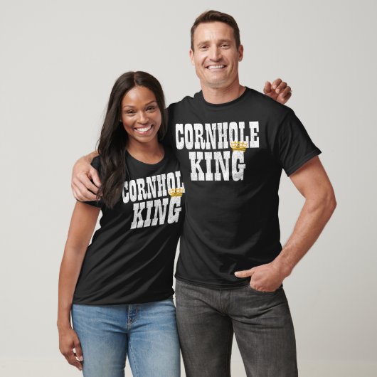 Cornhole King Funny Grappig board game shirt (Unisex)