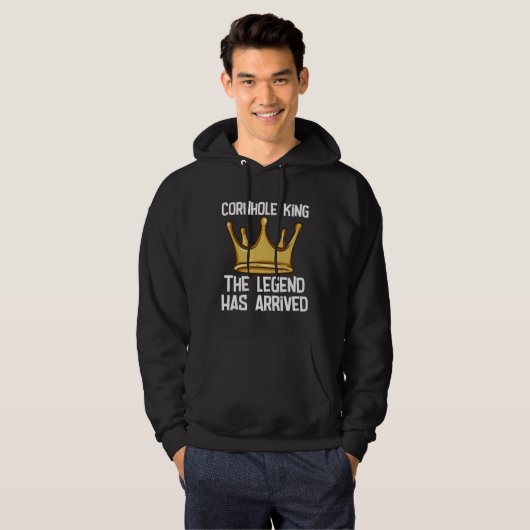 Cornhole King Hoodie (Voorkant volledig)