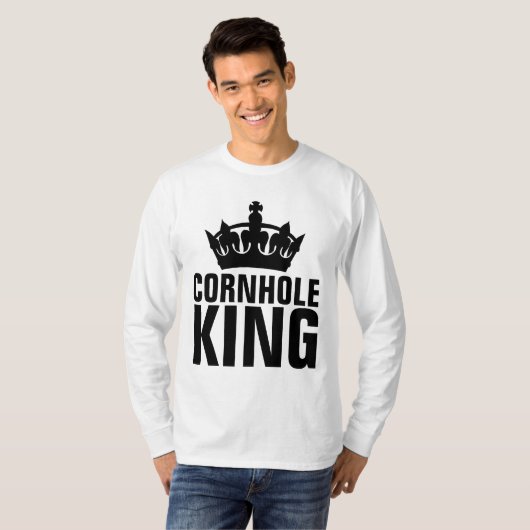 CORNHOLE KING T-Shirts (Voorkant volledig)