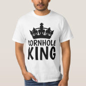 CORNHOLE KING T-shirts (Voorkant)