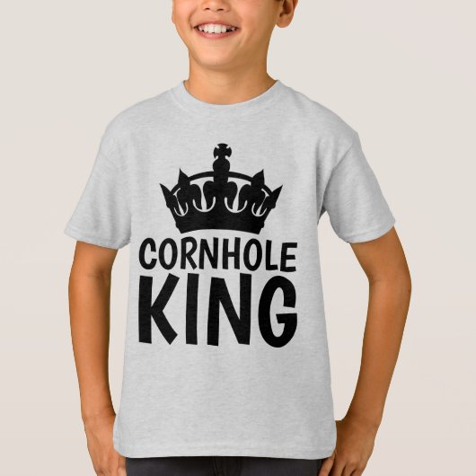 CORNHOLE KING T-shirts (Voorkant)