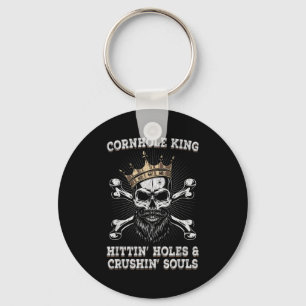 Cornhole Koning Hittin Gaten & Crushin Ziel Cor Sleutelhanger