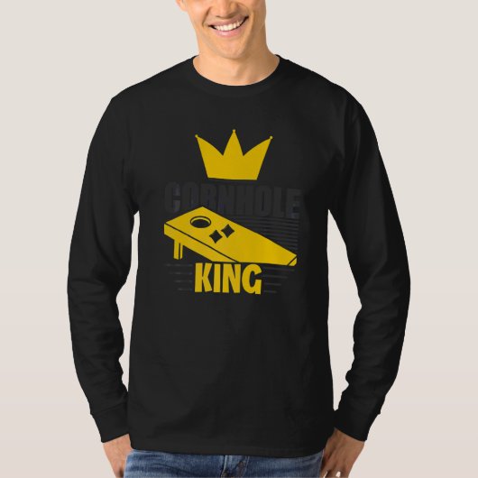 Cornhole Koning T-shirt (Voorkant)
