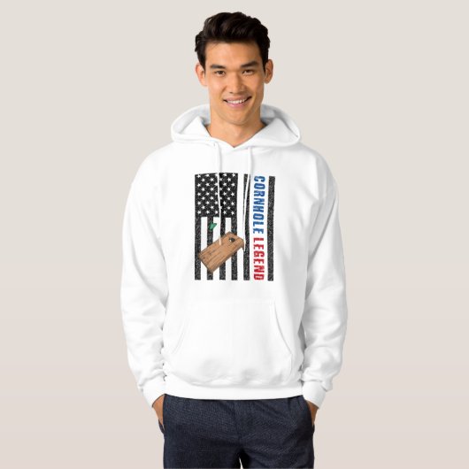 Cornhole Legend USA Hoodie (Voorkant volledig)