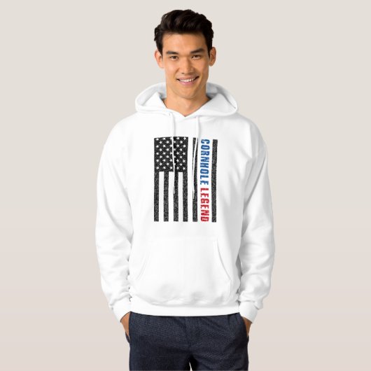 Cornhole Legend USA Hoodie (Voorkant volledig)