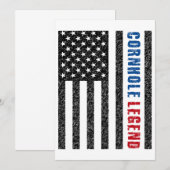 Cornhole Legend USA Kaart (Voorkant / Achterkant)