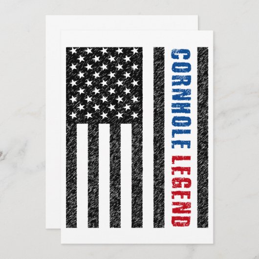 Cornhole Legend USA Kaart (Voorkant / Achterkant)